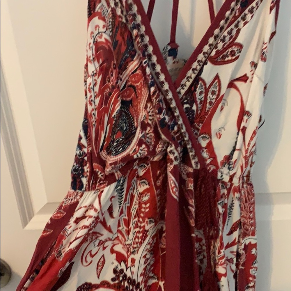Deep V High Slit Maxi